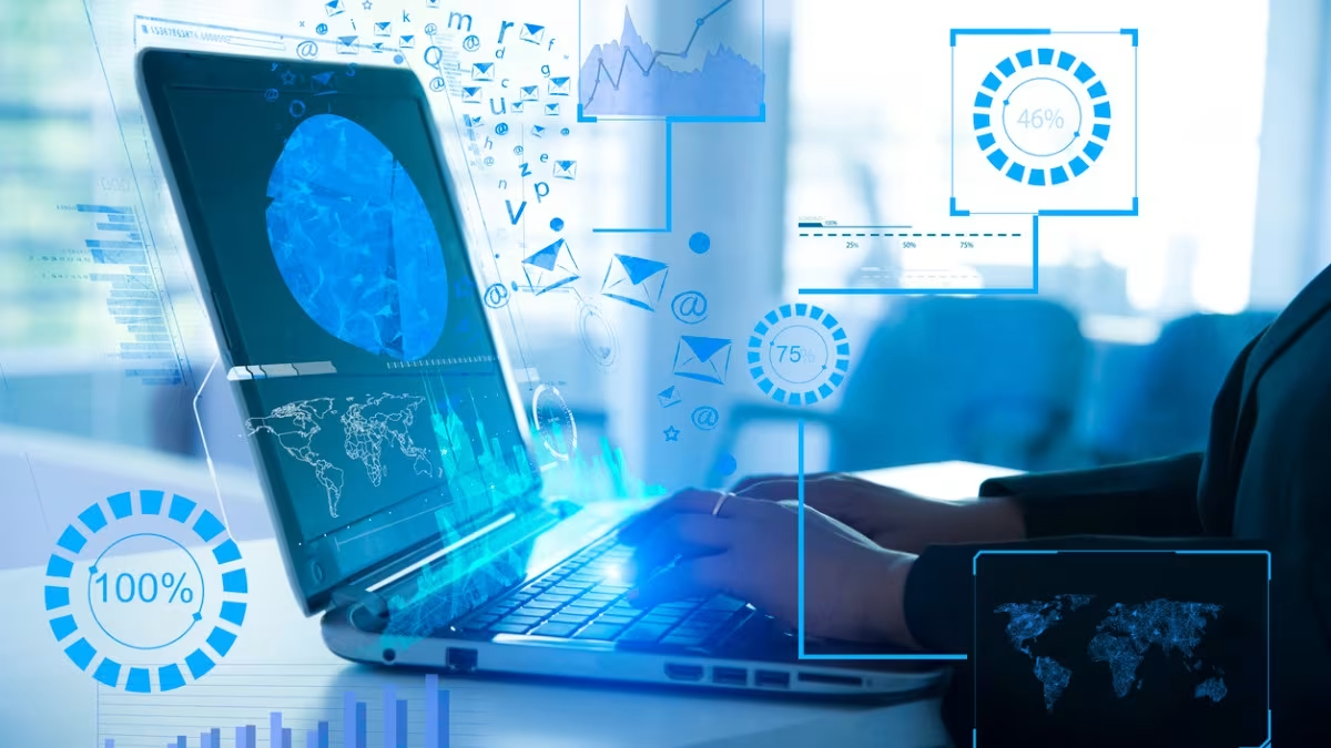 Smartphone app in hand